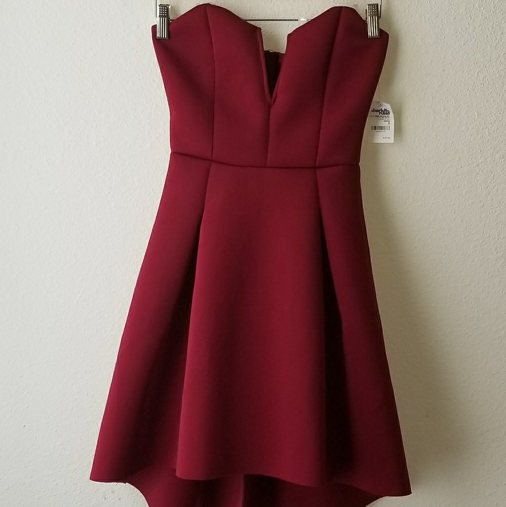NWT! Strapless skater dress